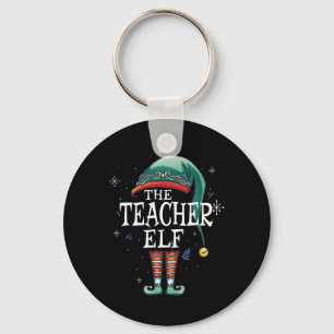 Chaveiro O Professor Elf Xmas Correspondendo À Família Elf