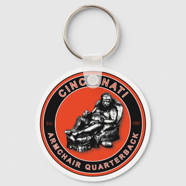 Chaveiro O quarterback do cadastro - Futebol de Cincinnati (Frente)