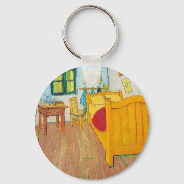 Chaveiro O quarto em Arles. Santo-Remy de van Gogh (Frente)