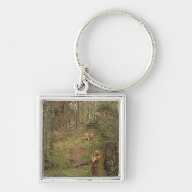 Chaveiro O que a menina viu em Bush, 1904 (Frente)