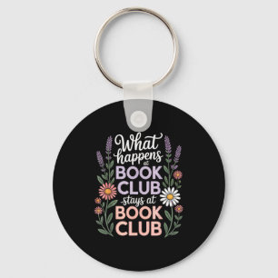 Chaveiro O que acontece no clube do livro fica no clube do