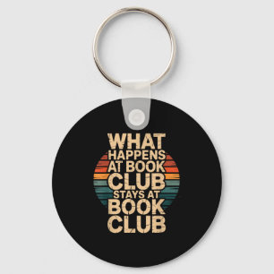 Chaveiro O que acontece no clube do livro fica no clube do 