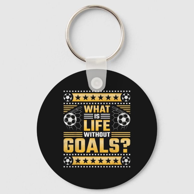 Chaveiro O Que é a Vida Sem Objetivos, Futebol  (Frente)