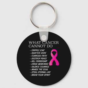 Chaveiro O que o Cancer não pode fazer - Consciência - Insp