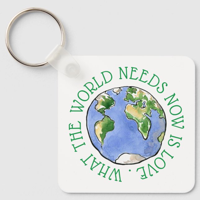 Chaveiro O que o mundo precisa agora é do amor (Frente)