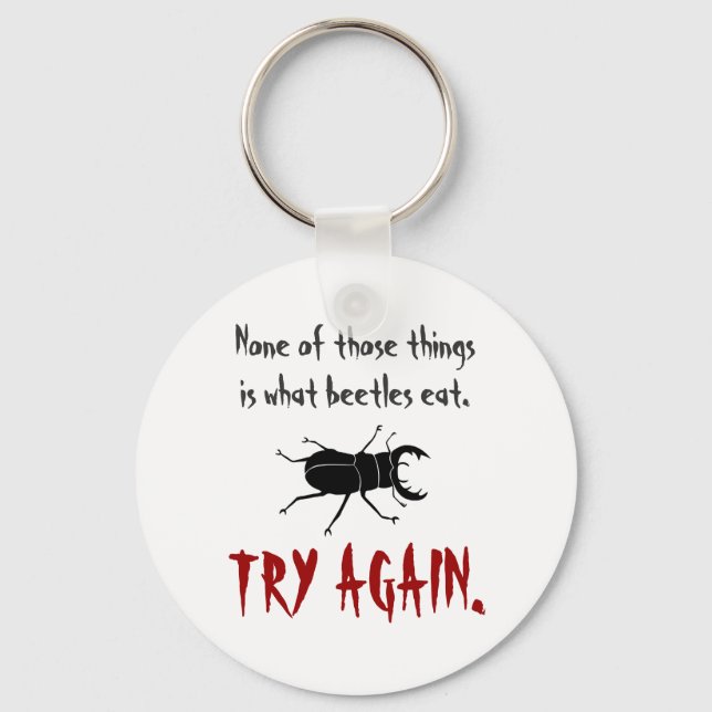 Chaveiro O que os besouros comem (Frente)