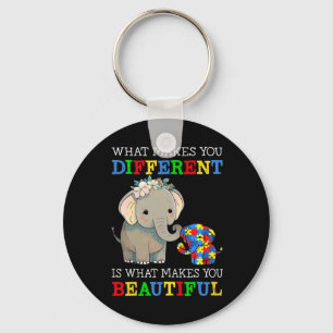 Chaveiro O Que Te Faz Diferente Elefante Mãe Autismo Sabe