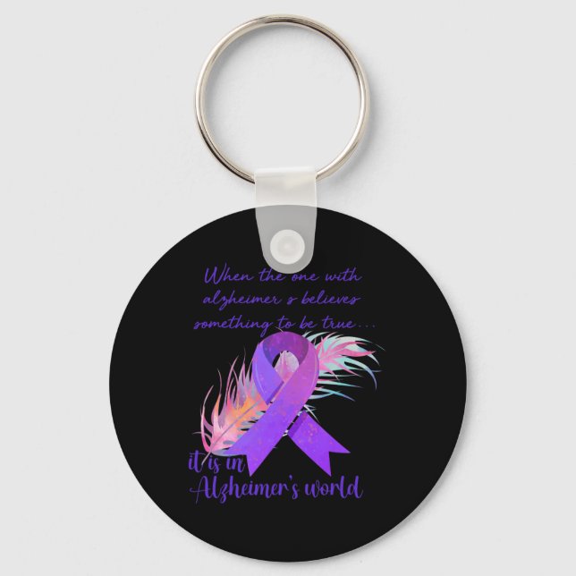 Chaveiro O que tem Alzheimer acredita que está em Alzheim (Frente)