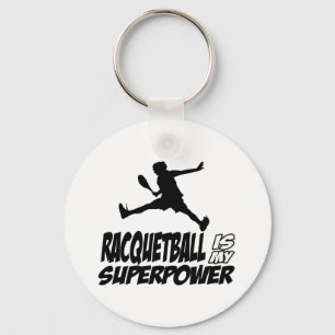 Chaveiro o racquetball é minha superpotência