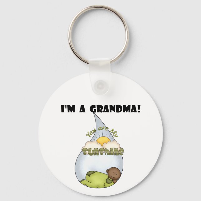 Chaveiro O Rapaz Americano Sunshine-African da Vovó (Frente)