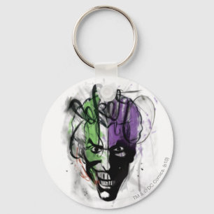 Chaveiro O Retrato do Joker Neon Airbrush
