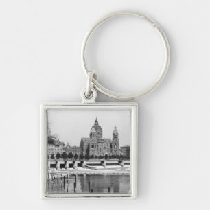 Chaveiro O rio Isar em Munich, c.1910