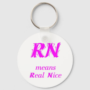 Chaveiro O RN significa agradável real (o rosa)