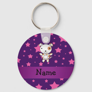 Chaveiro O rosa conhecido personalizado do cão stars o rox