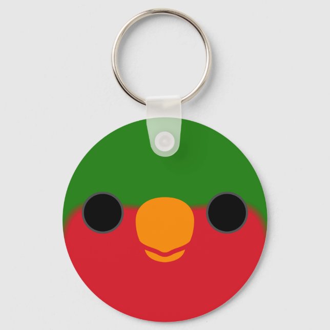Chaveiro O rosto de um lorikeet de Stephen (Frente)