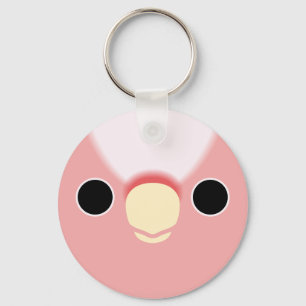 Chaveiro O rosto de uma Cockatoo Rosa