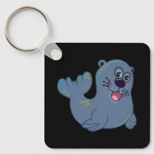 Chaveiro O Selo Do Tecido No Caractere Do Logotipo Zazzle M