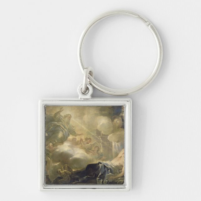 Chaveiro O sonho de Solomon, c.1693 (óleo em canvas) (Frente)