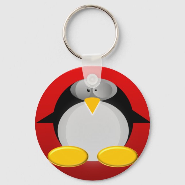 Chaveiro O Sr. Penguin tem as suas chaves (Frente)