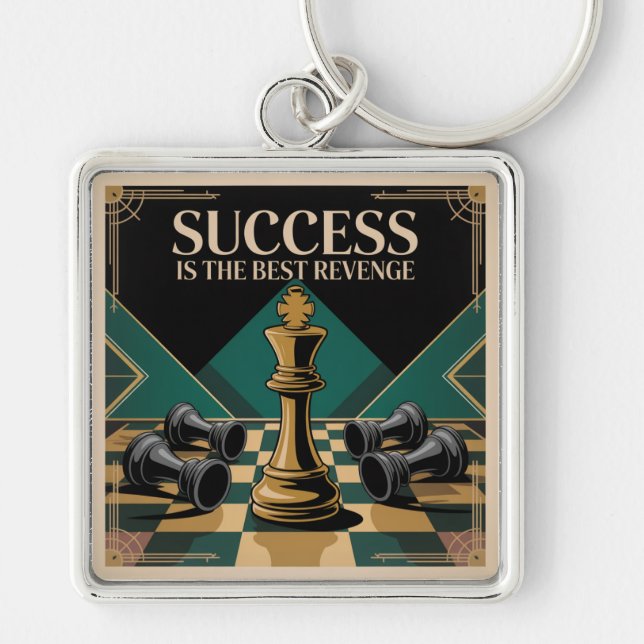 Chaveiro O Sucesso É A Melhor Vingança (Frente)
