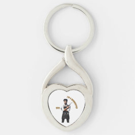 Chaveiro O tema de barbeiro *teclado