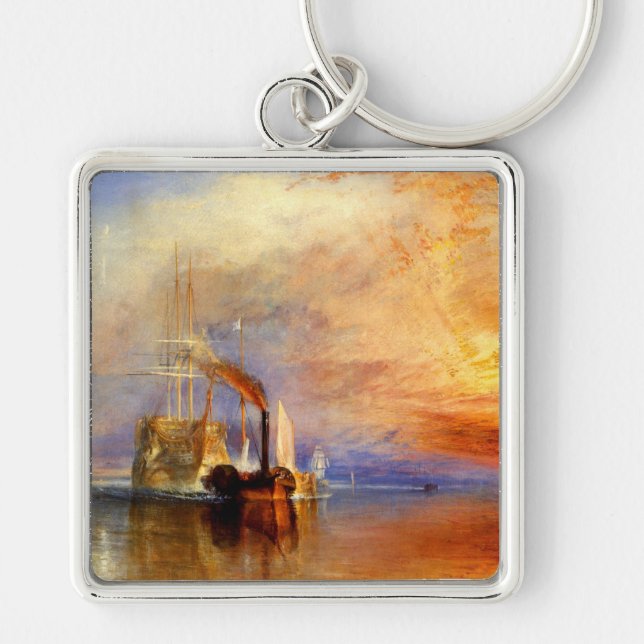 Chaveiro O Temeraire de combate, J.M.W. Turner (Frente)