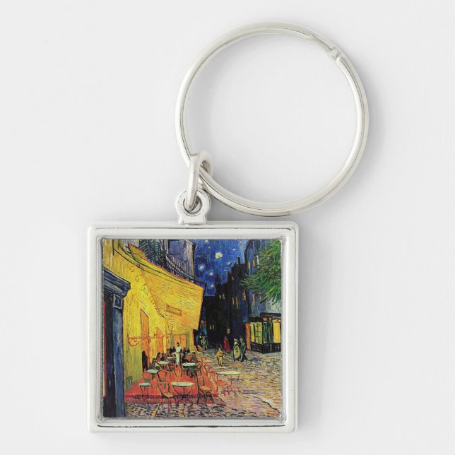 Chaveiro O terraço de café no local do fórum, Arles, em (Frente)