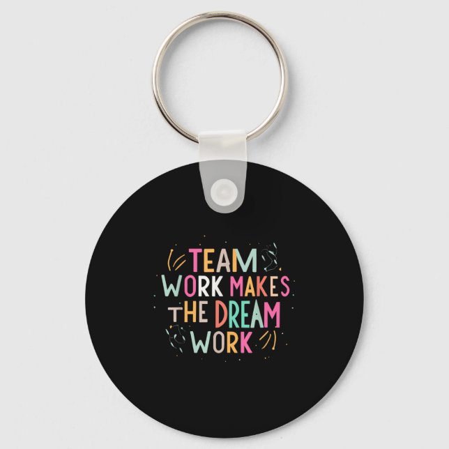 Chaveiro O Trabalho em Equipe Faz o Sonho se Realizar, Srts (Frente)