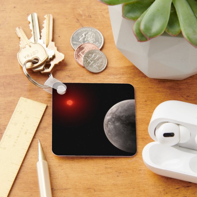 Chaveiro O Trapist-1 B do Exoplaneta Quente Rocky. (Mesa)