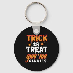 Chaveiro O Truque Ou O Tratamento Do Halloween Me Dão Candi