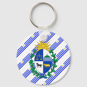 Chaveiro O Uruguayan listra a bandeira