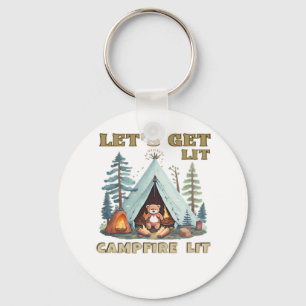 Chaveiro O vamos Se Atira. Campfire Lit Classic