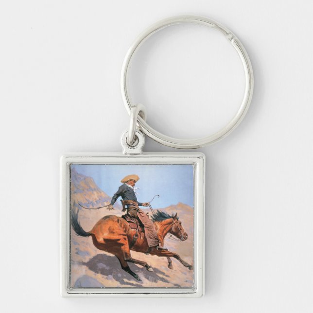 Chaveiro O vaqueiro (óleo em canvas) (Frente)