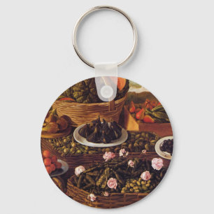 Chaveiro O Vendedor de Frutas em detalhe por Vincenzo Campi