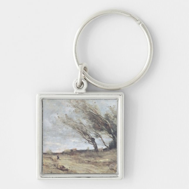 Chaveiro O ventania de vento, c.1865-70 (Frente)