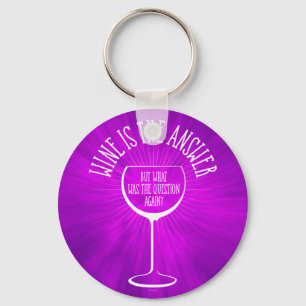 Chaveiro O Vinho É A Resposta