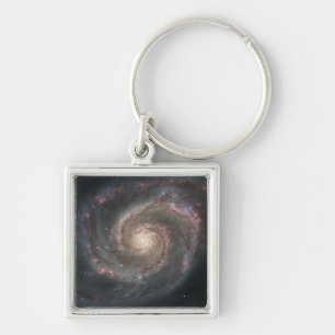 Chaveiro O Whirlpool Galaxy M51 e Companion no espaço