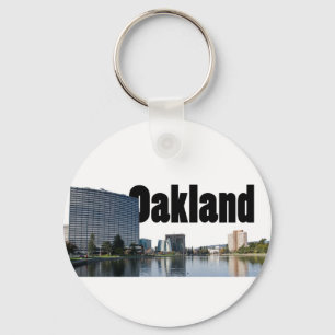 Chaveiro Oakland Califórnia com o Oakland no céu