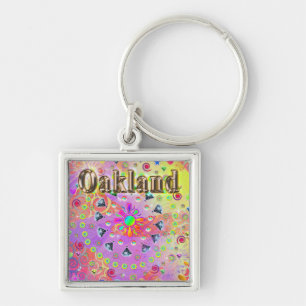 Chaveiro Oakland Lucky Ouro