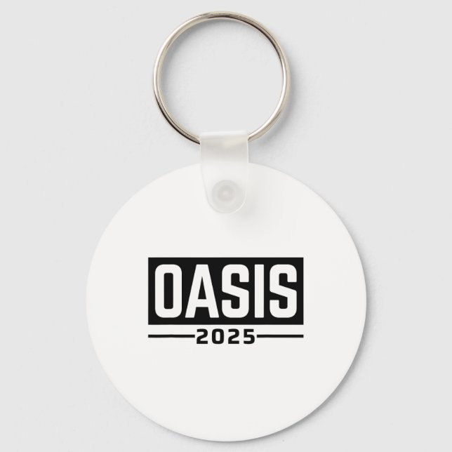 Chaveiro Oásis 2025 Califórnia Ca Lembranças  (Frente)