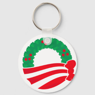 Chaveiro Obama Holiday Wreath