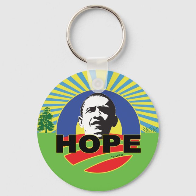 CHAVEIRO OBAMA HOPE (Frente)