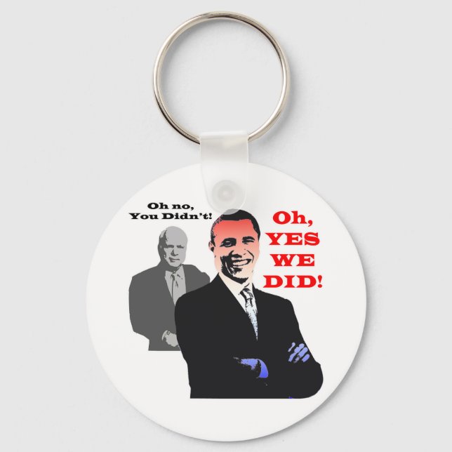 Chaveiro Obama SIM NÓS FIZEMOS (Frente)