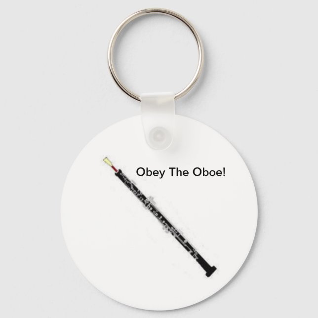 Chaveiro Obedeça Ao Oboe! (Frente)