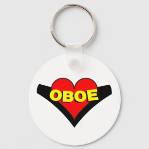 Chaveiro Oboe Over Heart