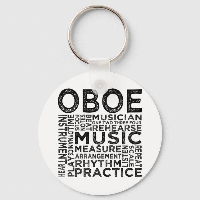 Chaveiro Oboe Typografia (Frente)