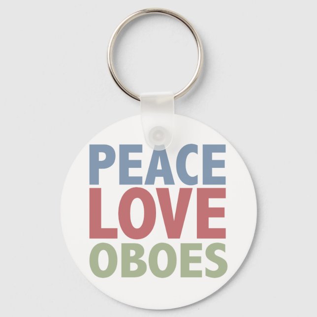 Chaveiro Oboes do Amor pela Paz (Frente)
