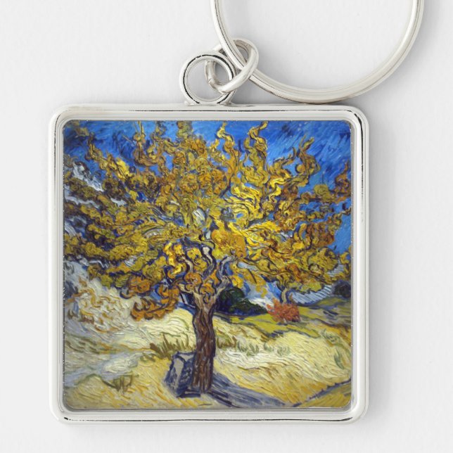 Chaveiro Obra-Prima Arte da Amoreira de Van Gogh (Frente)