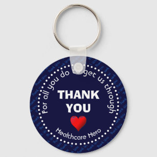 Chaveiro OBRIGADO AO MARINHO Personalizado Hero do Healthca