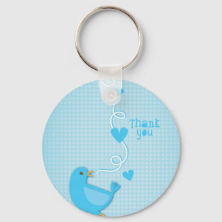 Chaveiro Obrigado Blue Bird